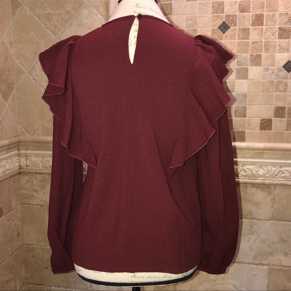 Madewell Ruffle-Front Top - Picture 3 of 6
